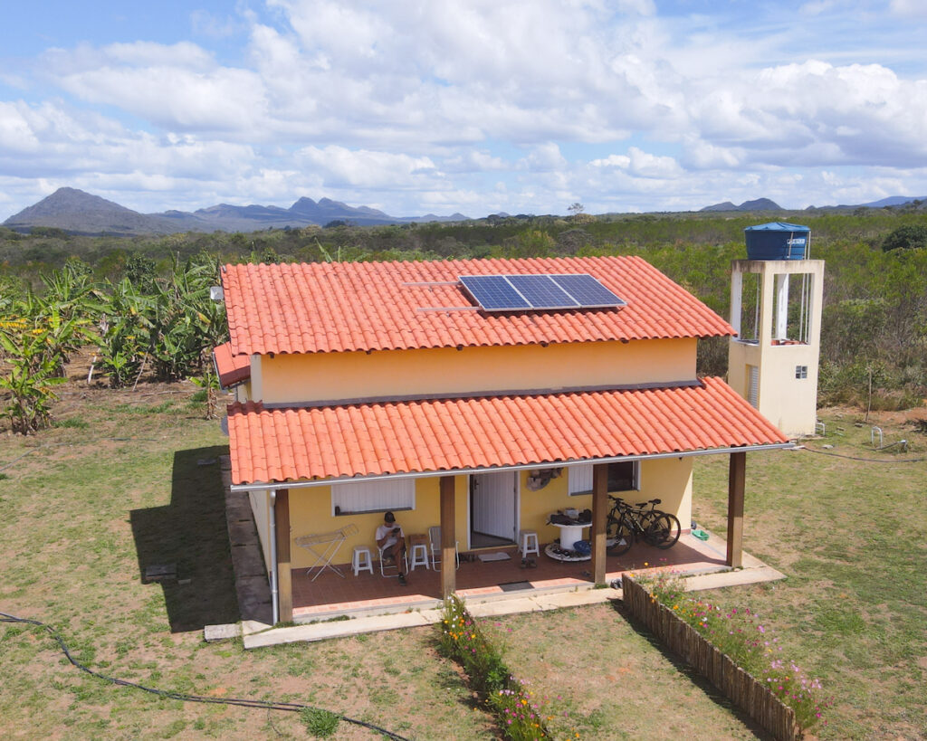 Casa sede em Cafezal em fazenda de café especial no Gerais de Piatã na Chapada Diamantina Bahia