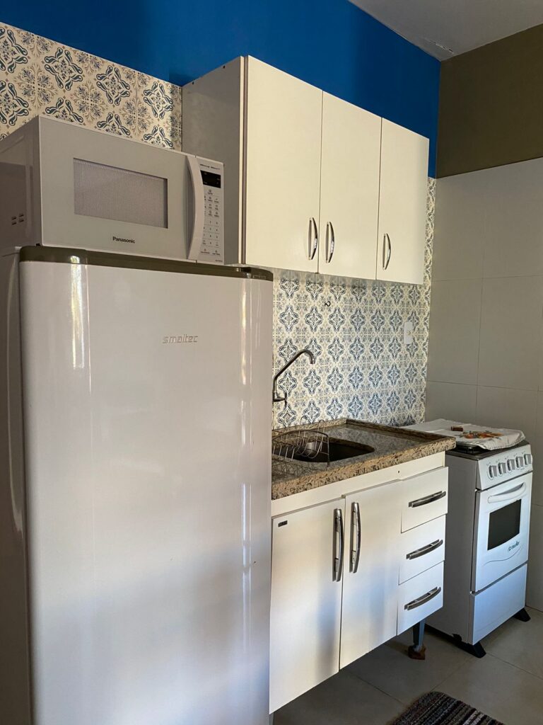 Quarto de casal mobiliado no Vivendas do Serrano em Lençóis BA