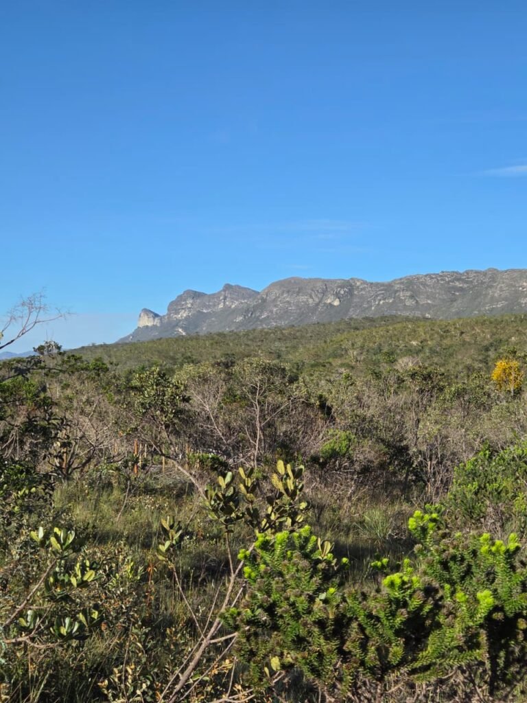 Vista para a serra da Tromba de terreno para venda na Malhada, em Piatã - Chapada Diamantina - Bahia